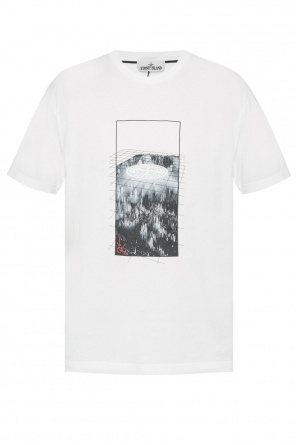 Printed t-shirt with logo, zdjęcie 1 Printed t-shirt with logo od Stone Island